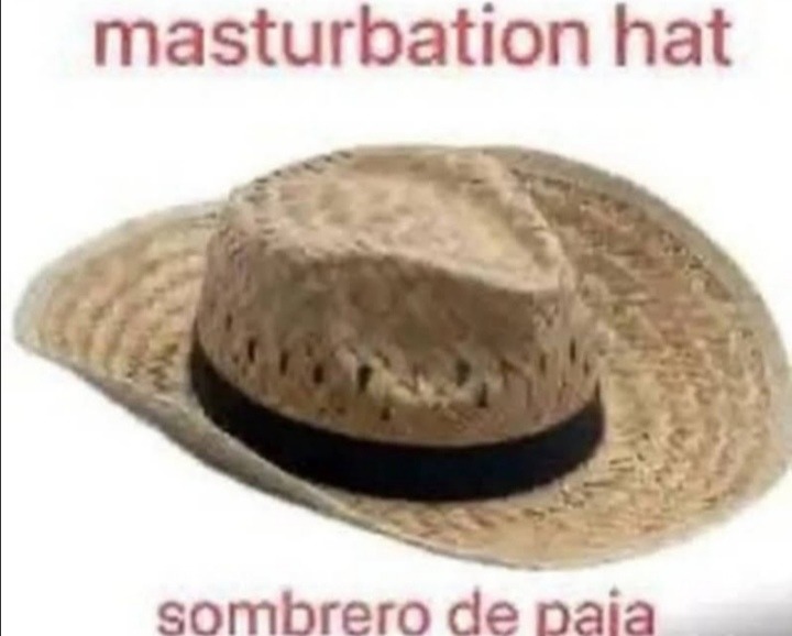 Sombrero pajero - meme