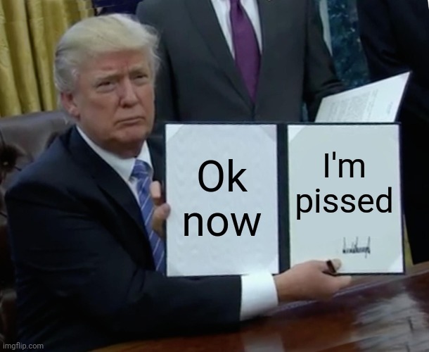 Trump New Bill - meme