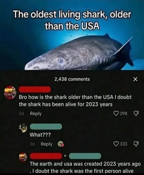 Sharks and the USA - meme
