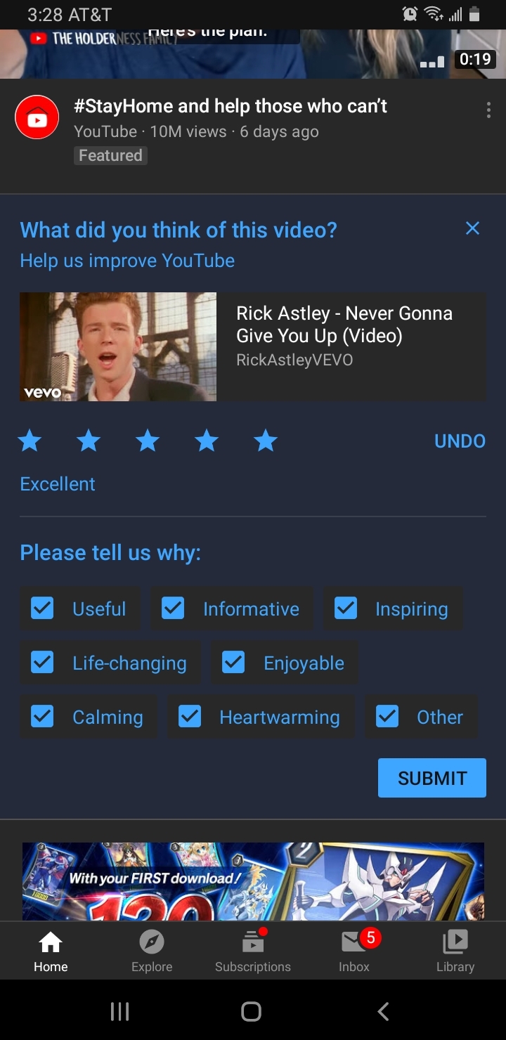 Never gonna give you up - meme