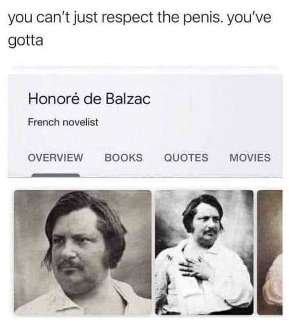 The Balzac needs attention too - meme