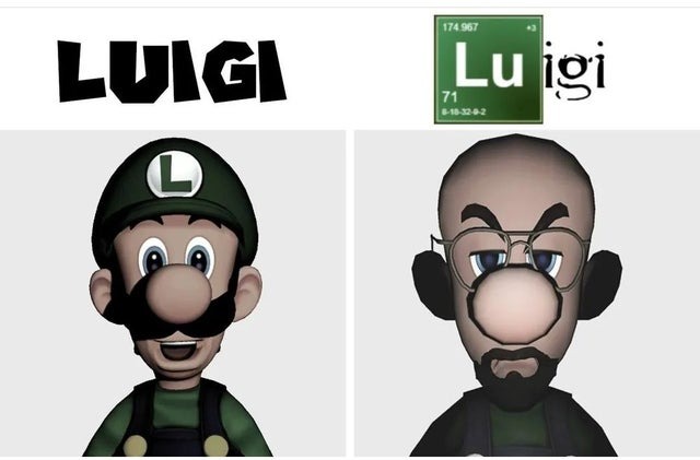 Luigi Heisenberg - meme