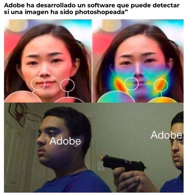 Adobe vs adobe - meme