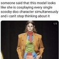 Model or Scooby Doo cosplay
