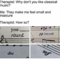 Classical music be roasting out there