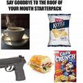 Say goodbye to the roof of your mouth starter pack