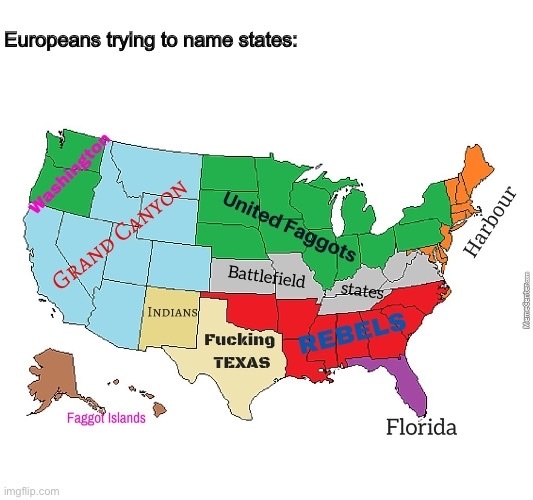 America Map Meme