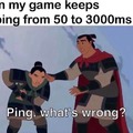 Ping what's wrong