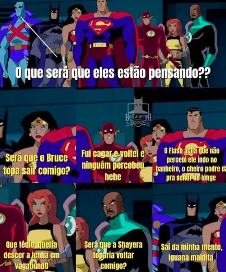 Liga da justiça - meme
