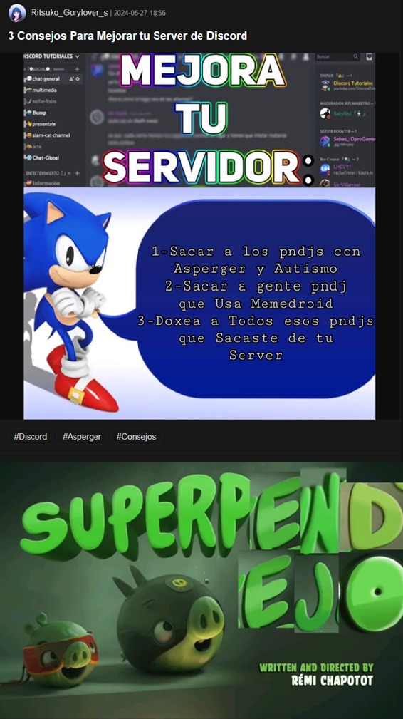 tremendo traumado con el autismo, asperger y memedroid resulto ser Ritsuko_Gorylover_s