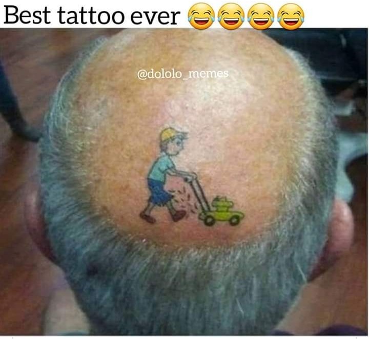 This tattoo is fire - meme