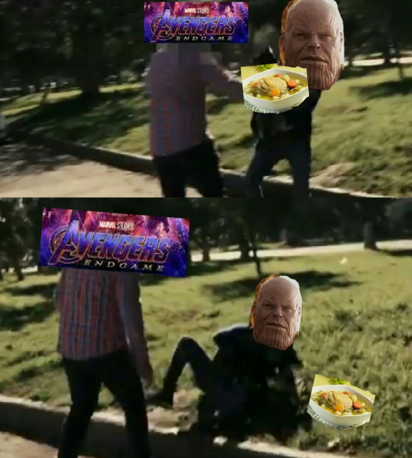 Thanos solo queria hacerse un caldito :'v - meme