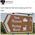 Monkey driven tanks