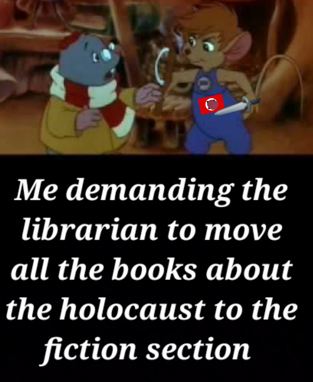 Me at the library - meme
