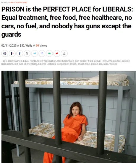 Liberals dark humor meme