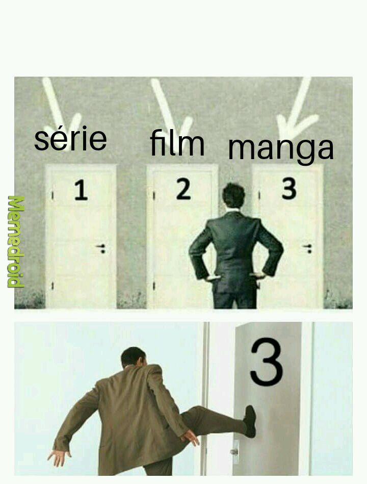Manga est le choix - meme
