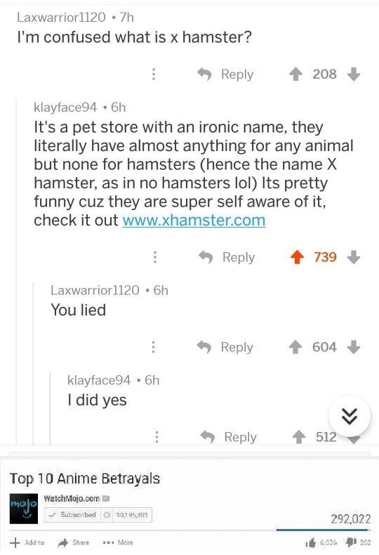 X Hamster - meme