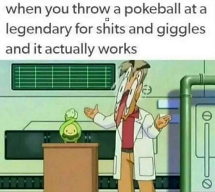 masterball and ultra balls are for pussies - meme