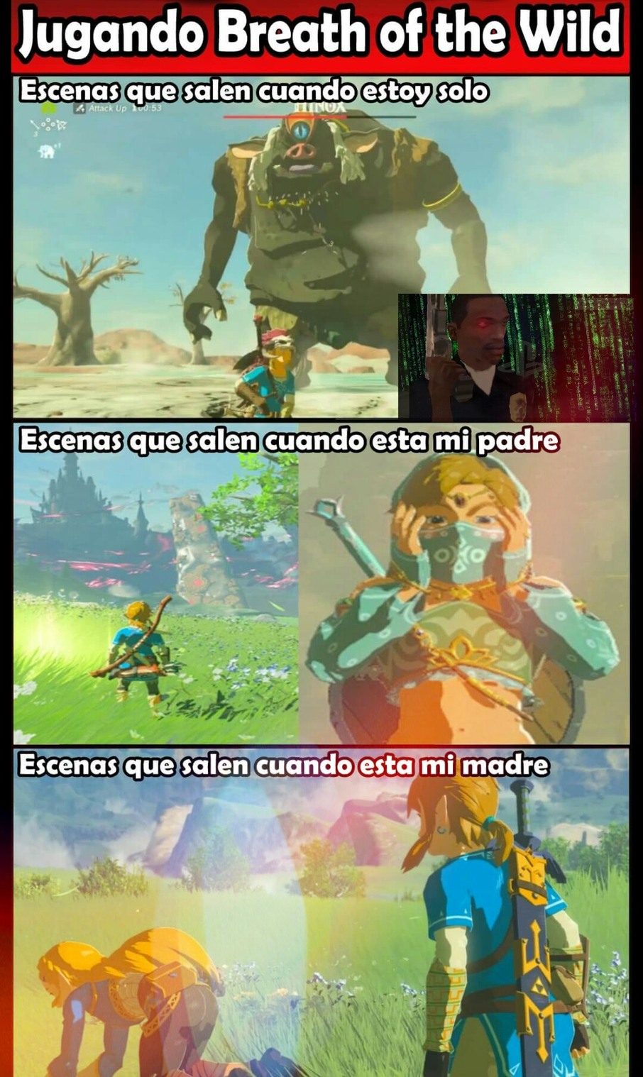 Zelda siempre es asi - meme