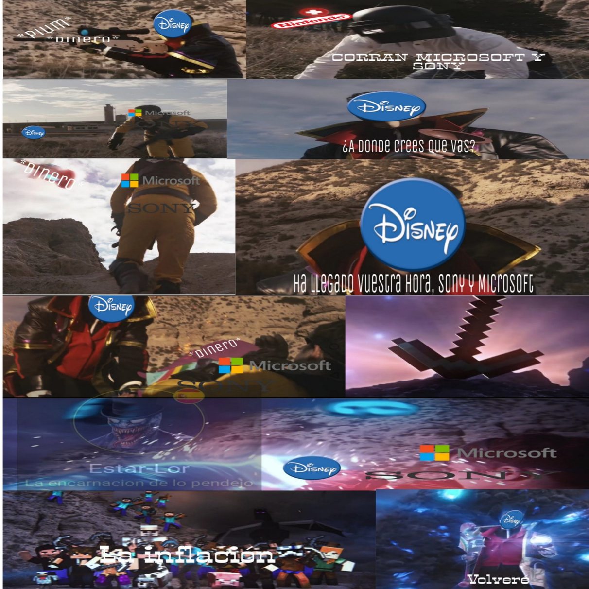 Disney compró Nintendo - meme