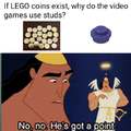 If LEGO coins exist, why do the video games use studs?