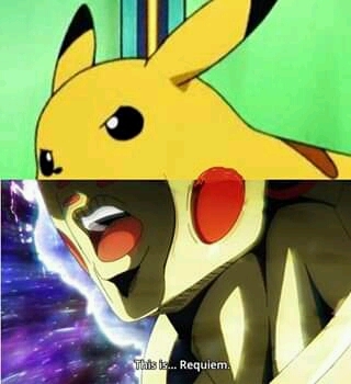 Pikachu requiem - meme