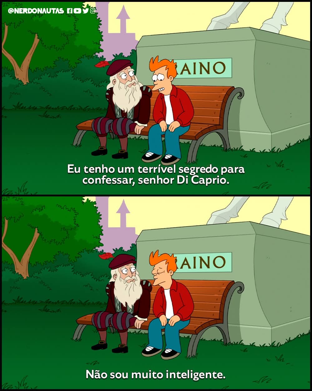 Receba inteligência - meme