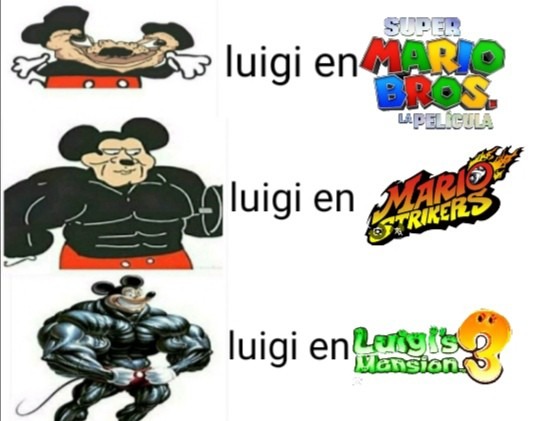 Luigi es CHAD - meme