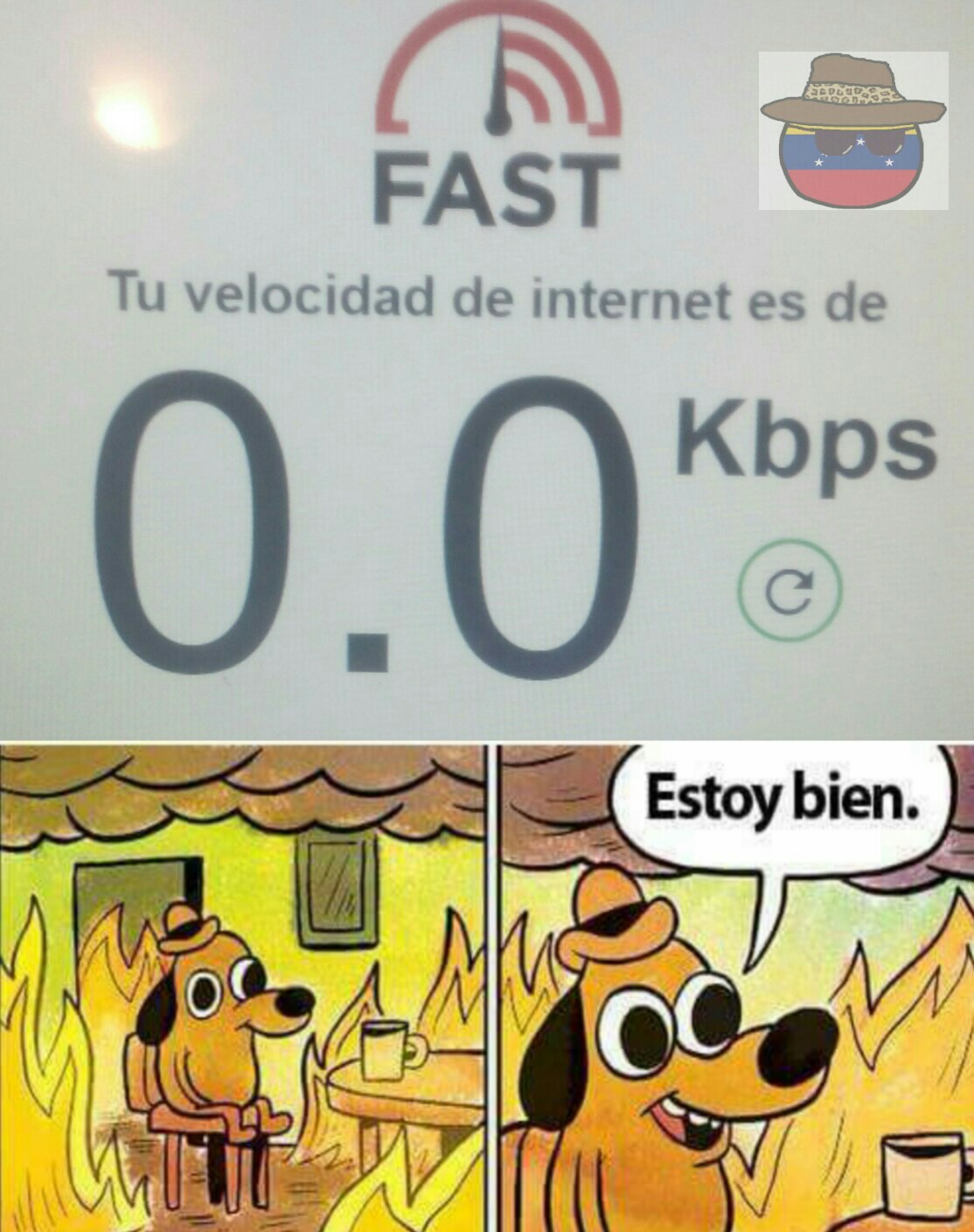 Maldito internet venezolano... - meme