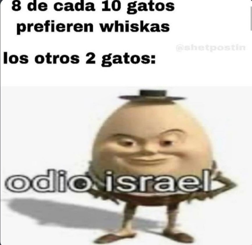 Odio Israel - meme