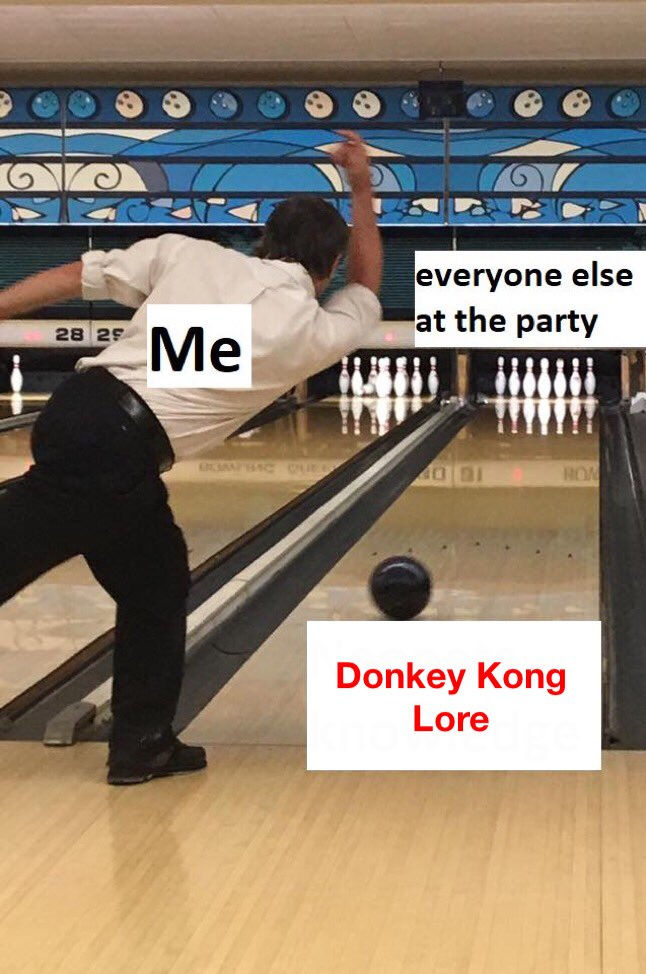 Donkey Kong lore is intense - meme