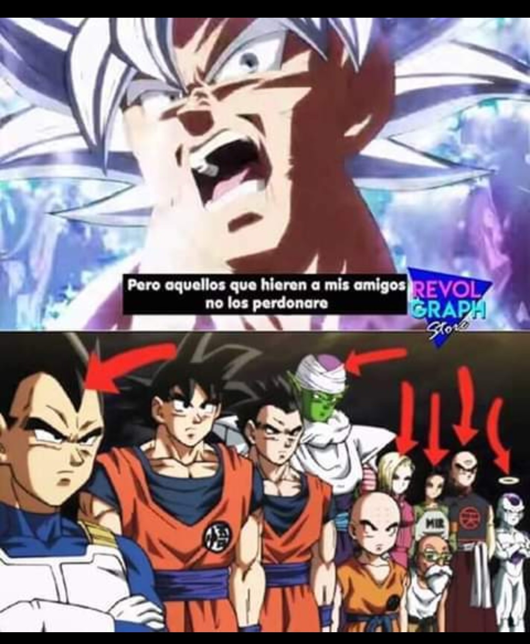 Goku incoherencias - meme
