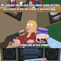Stewie saves Mr. Cobain