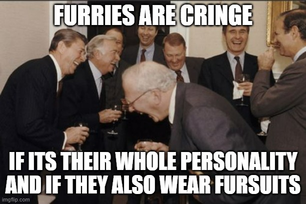 Furries are cringe - meme
