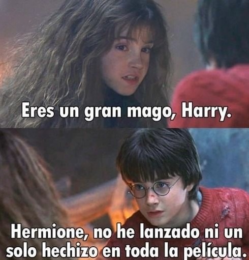 La mediocridad de Harry - meme