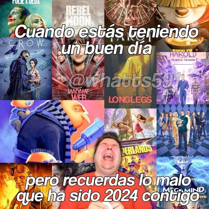 Año todo culero to be honest - meme