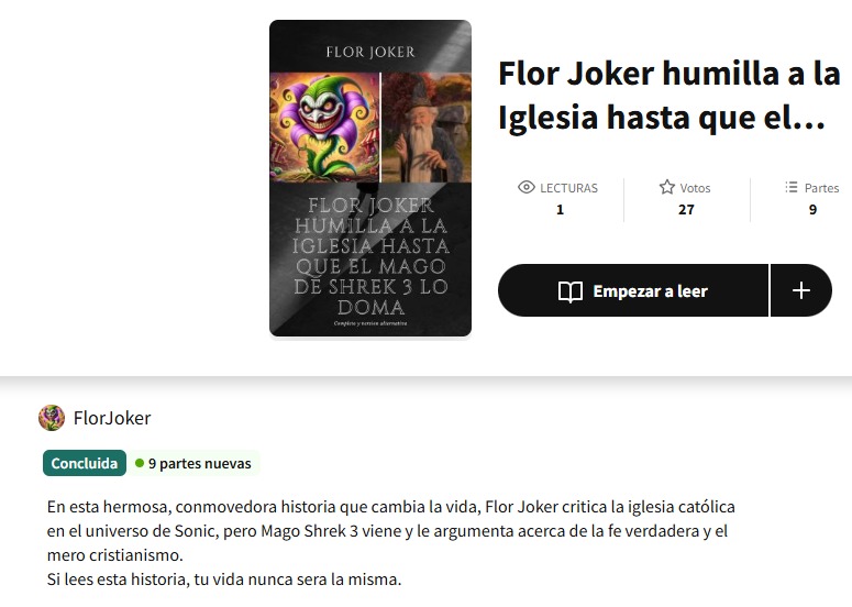 La historia mas normal de Wattpad: - meme
