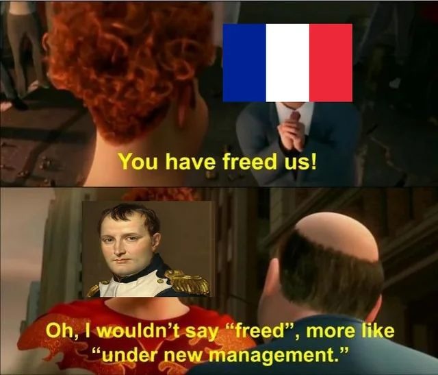 Napoleón fue literalmente el mayor Chad de la historia - meme
