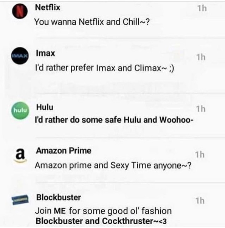 Netflix no chill - meme