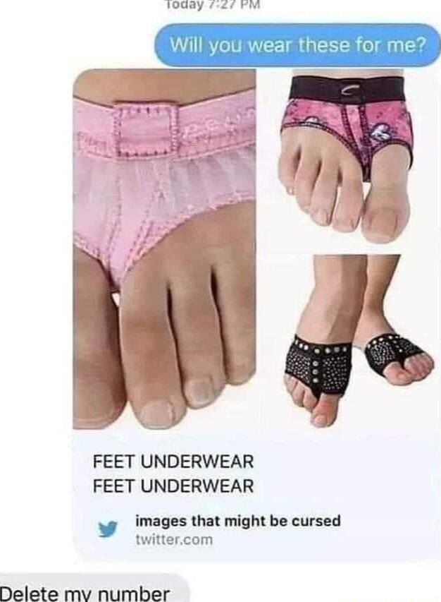 Feet underwear - Meme by TheToxicFrog :) Memedroid