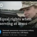Demark compulsory military service for women too