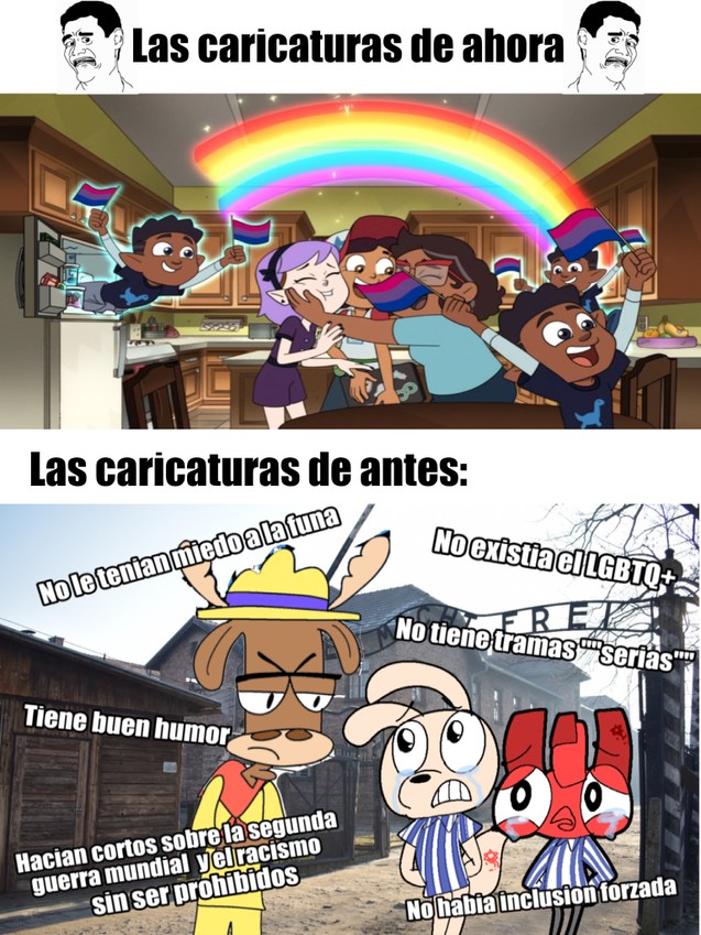 El titulo fue mandado a Auschwitz - meme
