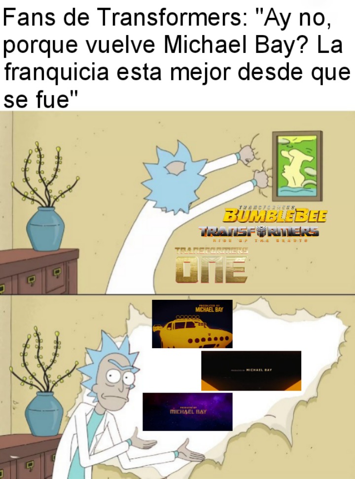 Nunca se fue, solo dejo de dirigirlas - meme