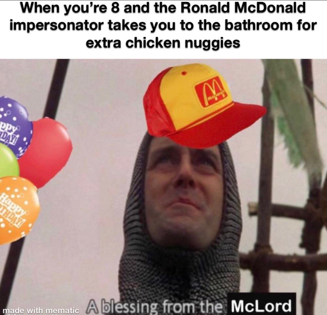 average mcdonald's fan is used to getting fucked - meme