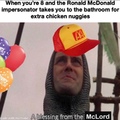 average mcdonald's fan is used to getting fucked
