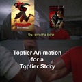 Top tier animation
