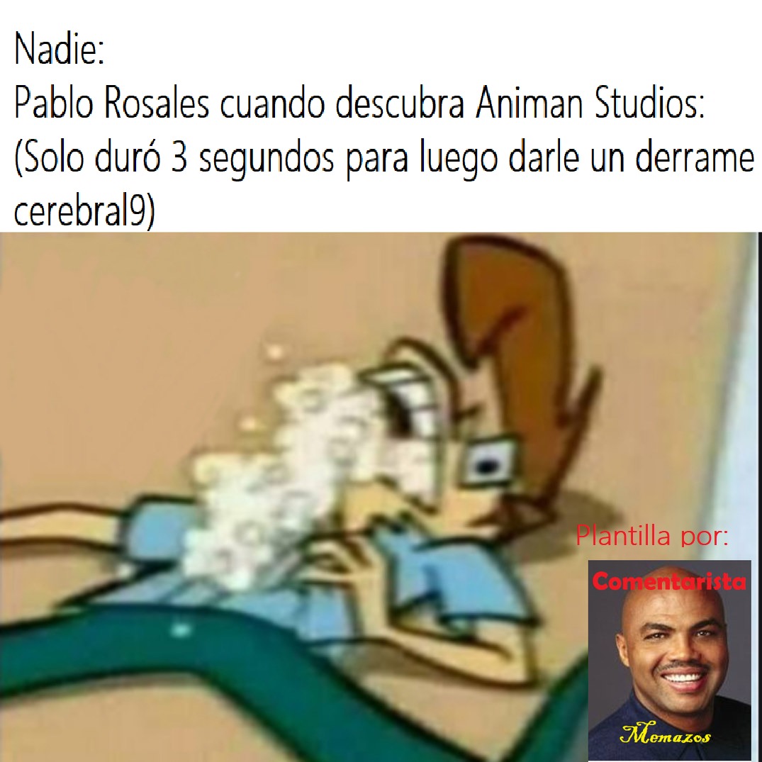 Pablo rosales en un señor que sataniza y tacha de progre hasta la peli mas hetero, incluso si ve un arcoiris dice que es lgtb o si ve magia dice que es satanico, ya me imagino cuando descubra animan studios (originalmente iba a ser de minecraft pero xd) - meme