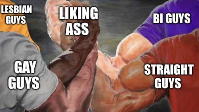 liking ass - meme