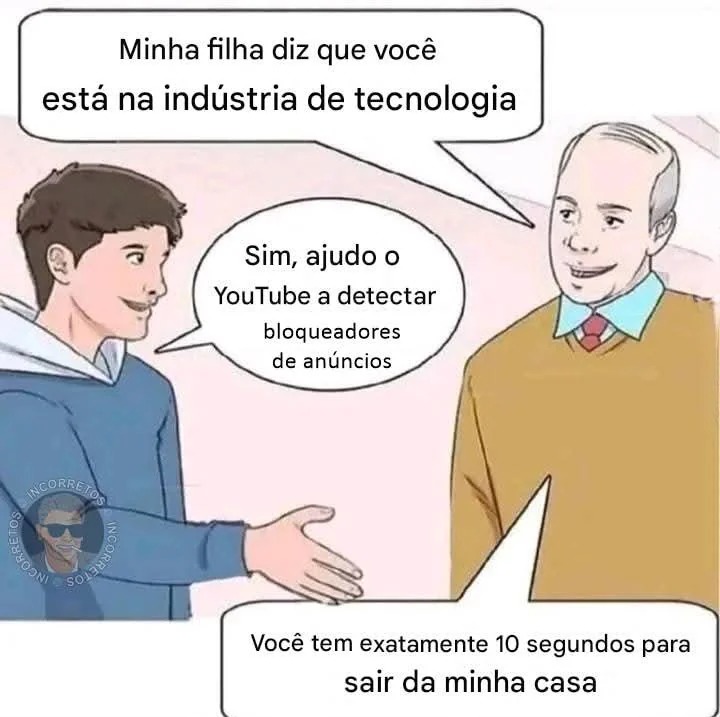 namoral eu odeio isso - meme