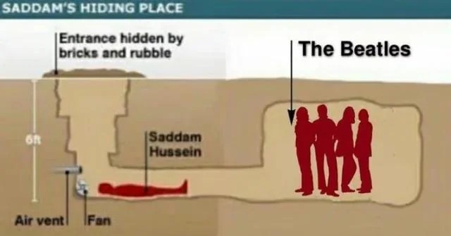 Escondite de Saddam Hussein (Remaster) - meme